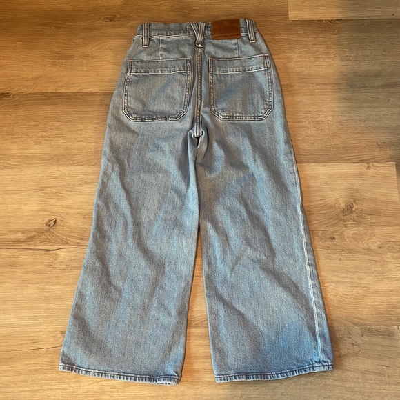 J. Crew Point Sur wide-leg crop jean in clean light wash sz 23P - Picture 8 of 12